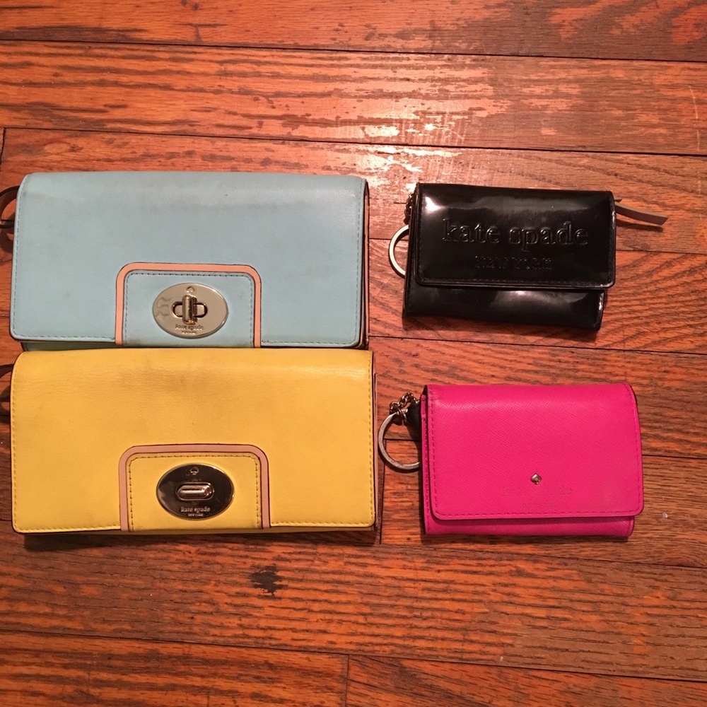 Kate spade wallets and keychain wallets